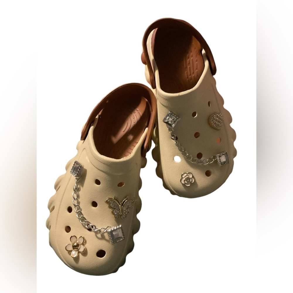 Clogs Heart & Butterfly Casual Soft-Sole Slip-On Clogs NWOT size 36 fits 5.5